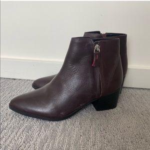 NWT Topshop leather booties, size 8 / 39